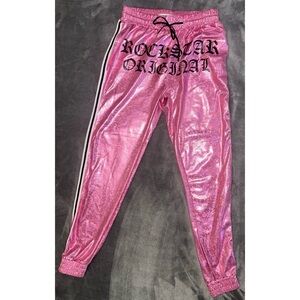 🩷🖤 Rockstar Original Metallic Joggers